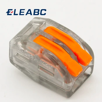 

Hot Sale 20pcs Transparent Universal Fast Wiring 2 Pin Mini Wire Connector Terminal Block Rgb Conector Accessories China