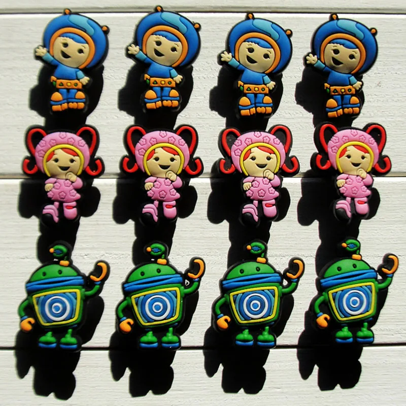 

5pcs/lot Team Umizoomi Shoe Charms PVC Shoes Accessories Decoration Ornaments Small Gifts for Birthday Parties Shoe Buckles
