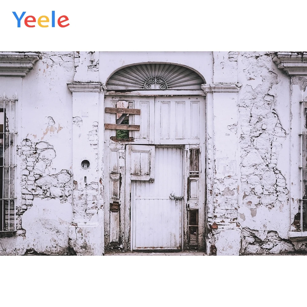 

Yeele Photocall Grunge Wall Door Room Decor Painting Photography Backdrop Personalized Photographic Background For Photo Studio
