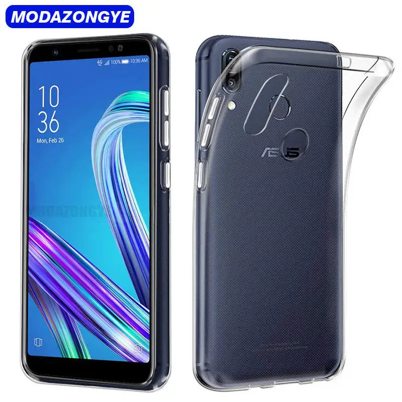 ASUS ZenFone Max M1 ZB555KL чехол Мягкая силиконовая задняя крышка для телефона ZB555 KL ZB 555KL X00PD