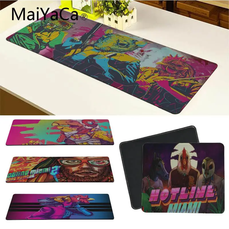 

MaiYaCa Top Quality Hotline Miami Comfort Mouse Mat Gaming Mousepad Large Thicken Comfy Waterproof Gaming Mouse Mat