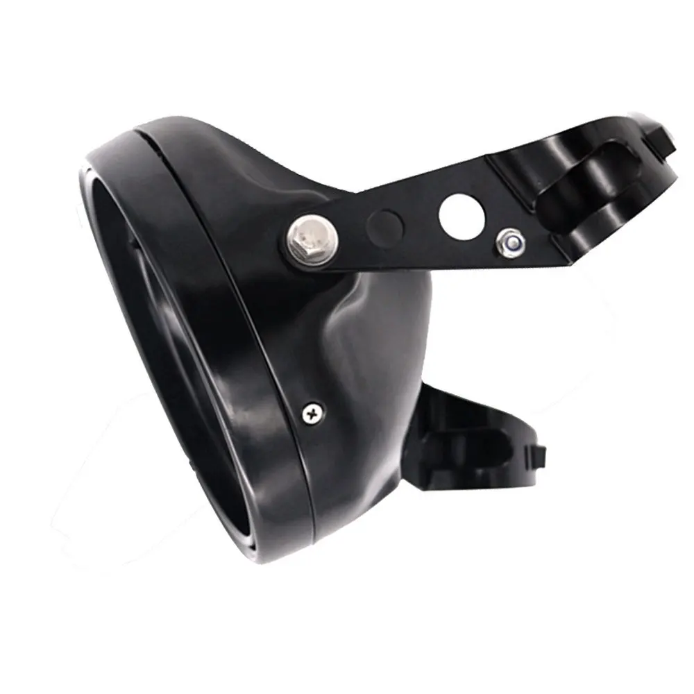 Black 7'' inch led headlight Bucket Housing Mounting Bracket for Harley