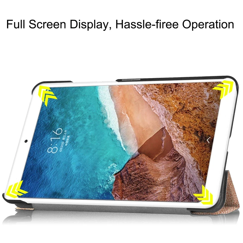 US $798.00 200Pcslot Ultra Slim Lightweight Smart Shell Standing Cover with Auto WakeSleep Feature for Xiaomi Mi Pad 4 80 inch Tablet