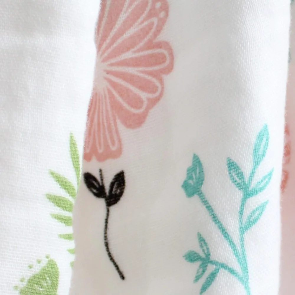 Beli 6 Lapisan Super Lembut Multi Penggunaan Kapas Kain Kasa Selimut Bayi Membedung Selimut Stroller Cover Handuk Mandi Bayi Menerima Selimut