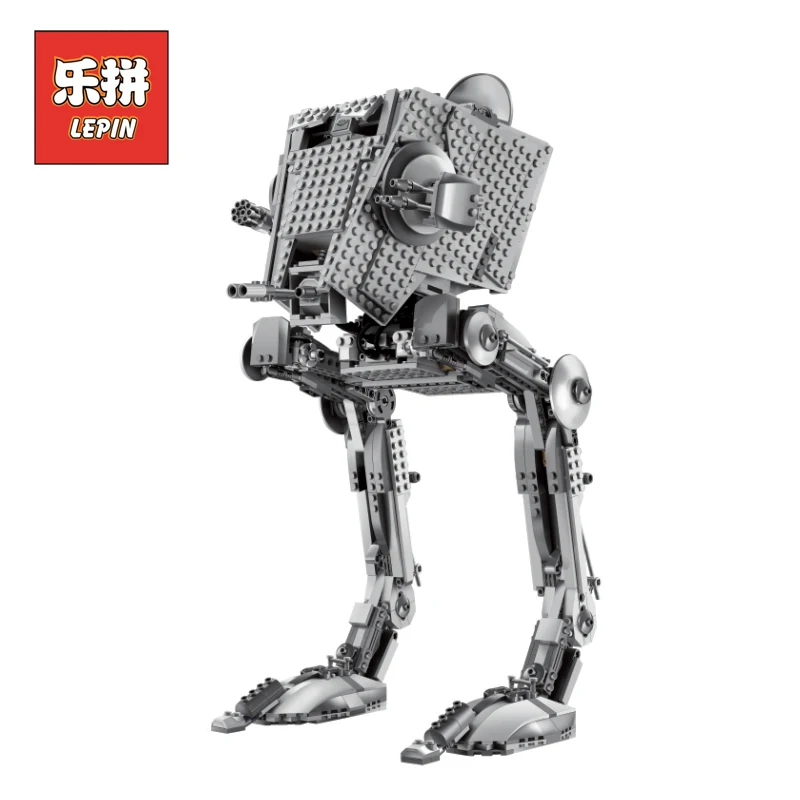 

Lepin 05052 Star Wars Series 1068pcs Out of print AT-ST Walker Set Model Building Blocks Bricks Boys Toys Gift LegoINGlys 75153