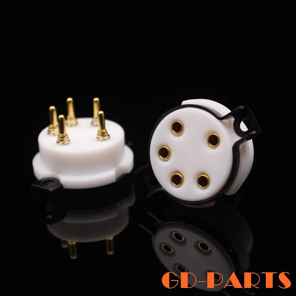 EIZZ 5pin PTFE вакуумная трубка Розетка База для WE311 56 807 FU 7 WE272A FD422 24K позолоченные