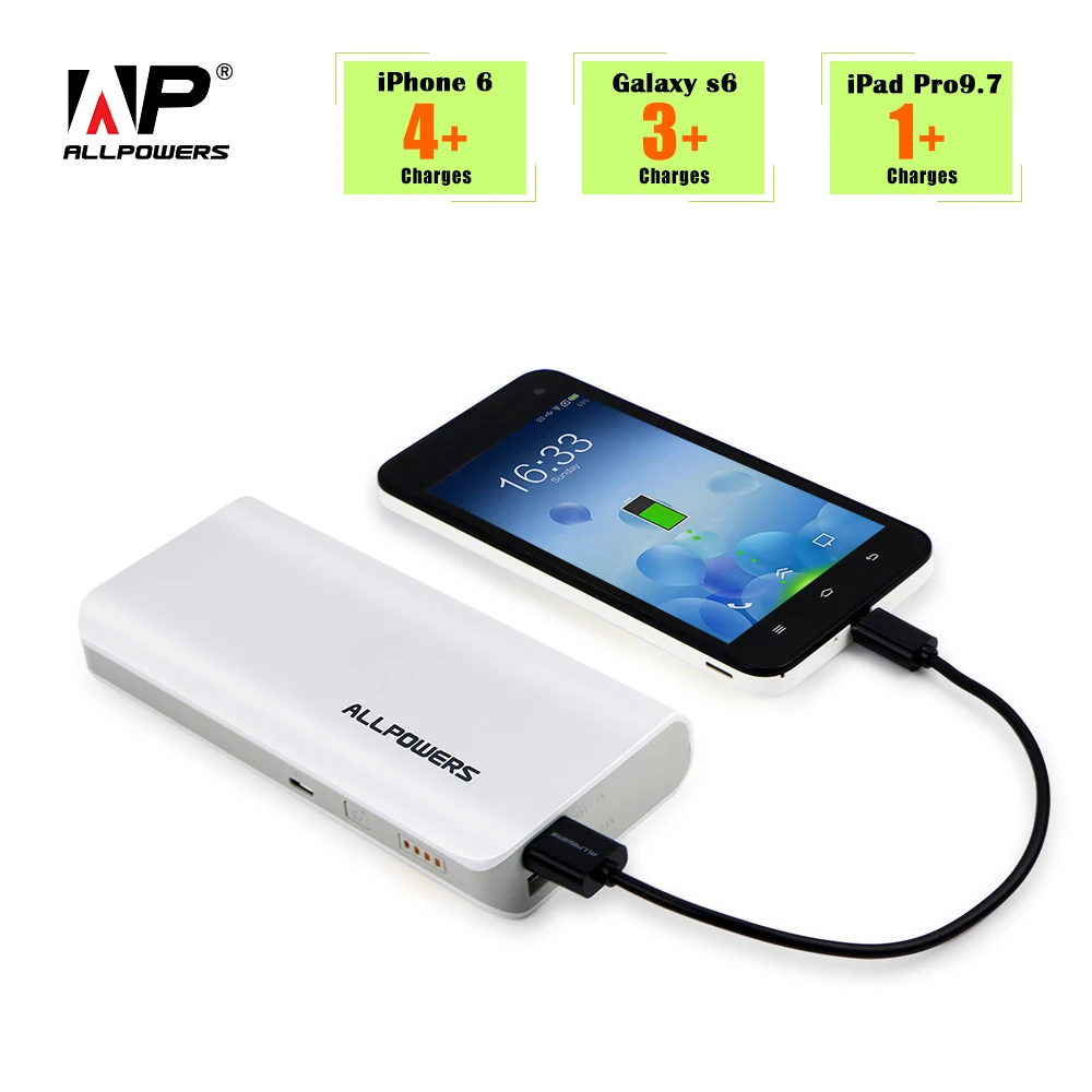 Buy ALLPOWERS Power Bank 15600mAh Portable External