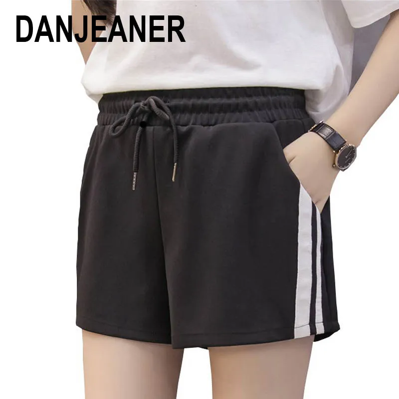 

Danjeaner 2017 New Arrival Women Summer Casual Elastic Waist Shorts Fashion S-2XL High Waist Sport Shorts for Women Short Mujer