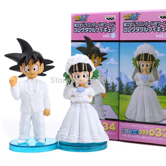 Anime Dragon Ball Z Son Goku & ChiChi Wedding PVC Figures Toys Dolls ... Anime Dragon Ball Z Son Goku & ChiChi Wedding PVC Figures Toys Dolls ...