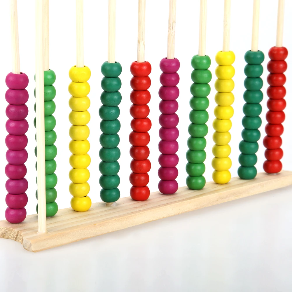 Горячие деревянные Abacus детские математические игрушки Обучающие детские математические счетные бусины Монтессори математические обучающие игрушки