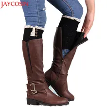 С учетом скидки по доступной цене! Гетры женские кружевные гетры длинные вязаные эластичные сапоги гетры носки для обуви гетры Прямая поставка