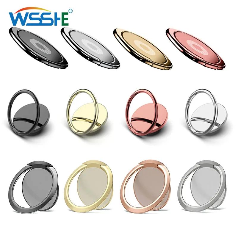 

Finger Ring Mobile Phone Stand 360 Magnet Car Holder For IPhone Socket Smart Phone Grip IPAD Car Mount Stand For Samsung Xiaomi