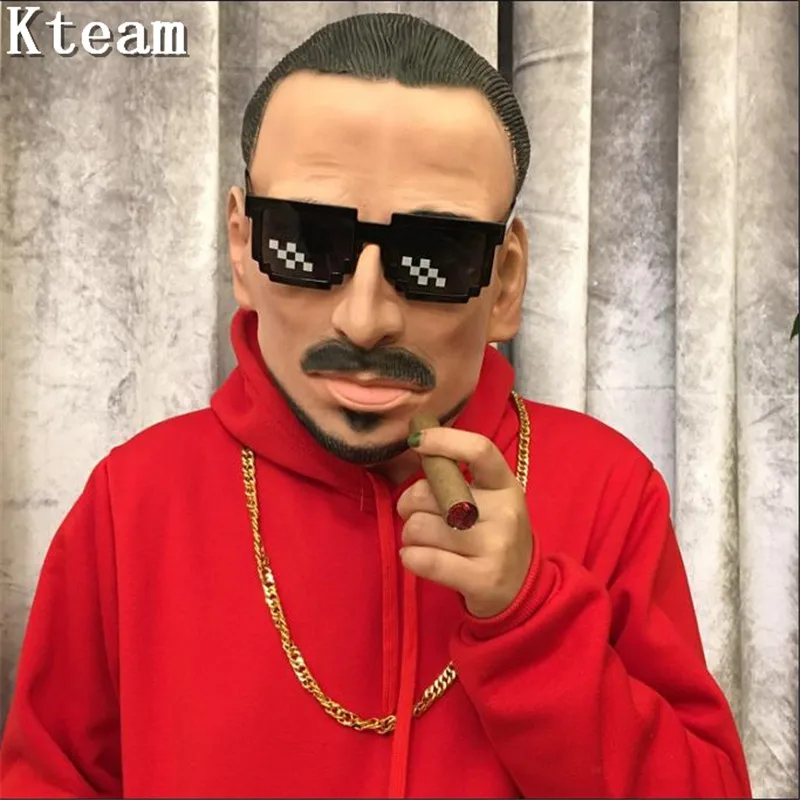 

Hot!!Realistic Latex Old Man Mask Male Disguise Halloween Fancy Dress Head Rubber Adult Party Masks Masquerade Cosplay Props Toy