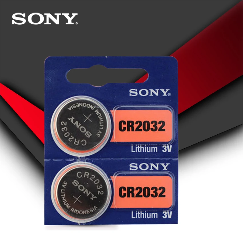 

2pcs/lot SONY Original cr2032 Button Cell Batteries 3V Coin Lithium Battery For Watch Remote Control Calculator cr2032
