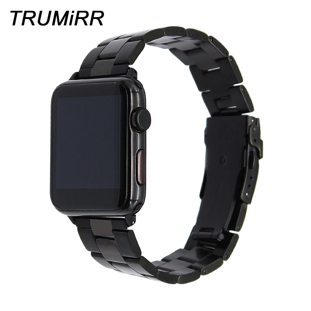 Ремешок для наручных часов из нержавеющей стали 38 мм 42 iWatch Apple Watch ремешок с