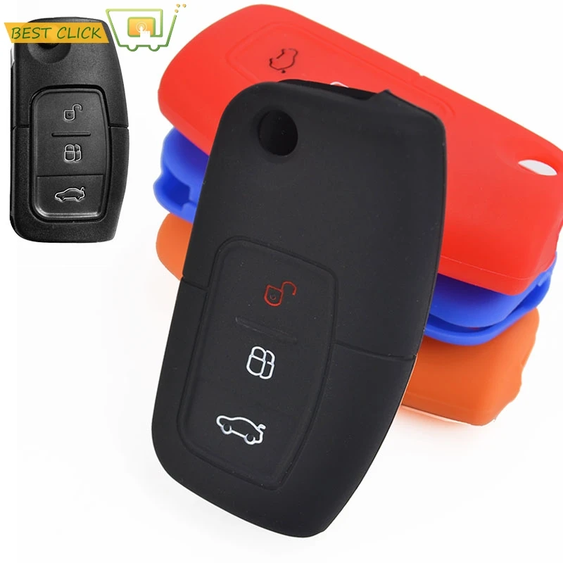 Силиконовый чехол для пульта дистанционного управления Ford Focus Fiesta Galaxy C Max S BF FG Falcon