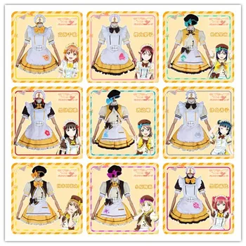 

[Customize]Anime LoveLive!Sunshine!!Dining Room Coffee Shop Dessert Maid Outfit Cosplay Costume All Member Carnival Halloween