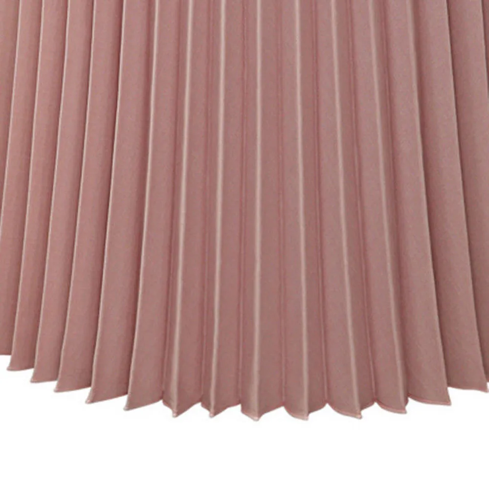 JAYCOSIN, модная женская плиссированная однотонная длинная эластичная юбка с высокой талией, женские вечерние юбки черного и розового цветов Z716