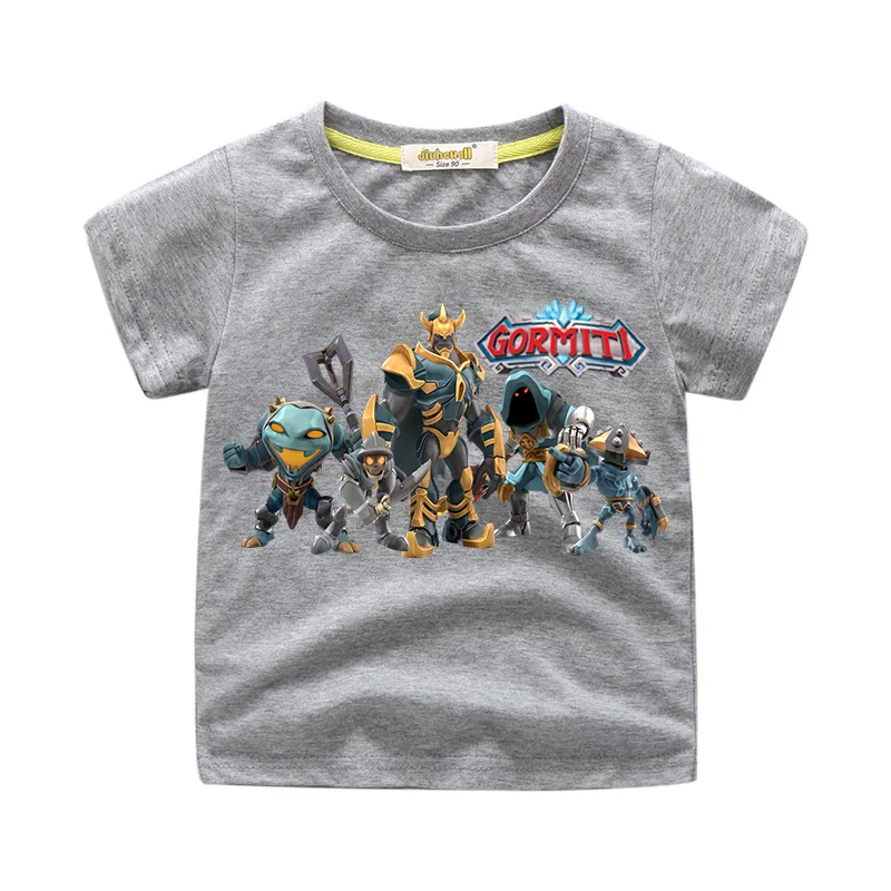 Hot Games Gormiti Tshirts Costume Kids Clothing Children Summer Short Sleeve O-Neck T-shirts Clothing Boys Girls Tee Tops WJ199 (9)