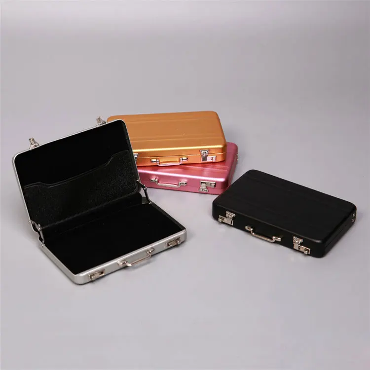 

Metal Openable Suitcase Four Colors Optional 1/6 Action Figure Scale Model Accessories Equipped With Robber Gangster Model