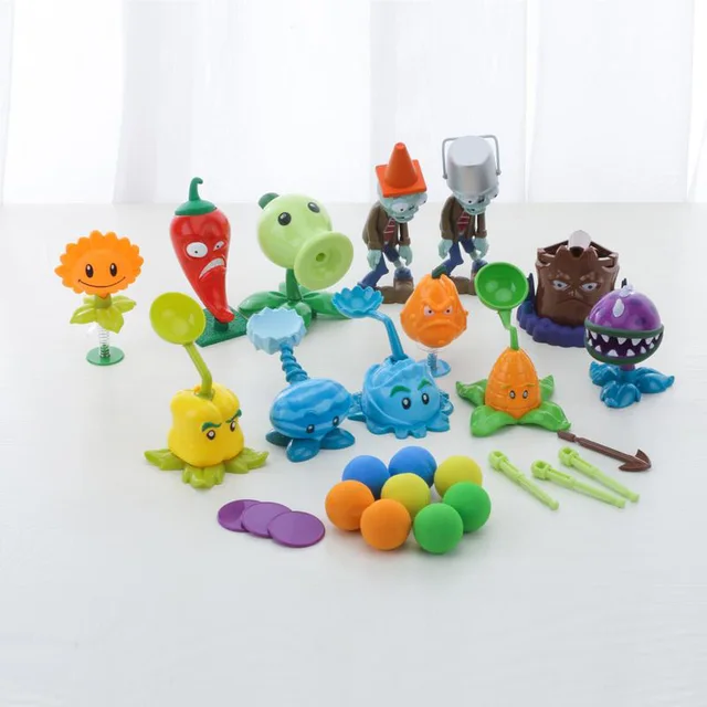 Special Offers 12pcs/set Vinyl Pea Gun Can Be Fired PVZ Plants Vs Zombies Toys Hobbies Action Figures Toys for Children Christmas Special Offers 12pcs/set Vinyl Pea Gun Can Be Fired PVZ Plants Vs Zombies Toys Hobbies Action Figures Toys for Children Christmas