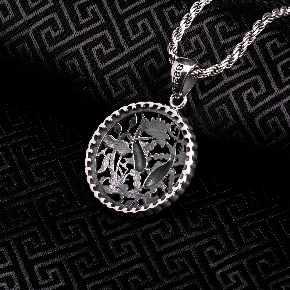 Подвеска Мужская из серебра 100% пробы серебро 925 CP16|fish pendant|925 sterling silver pendantpendant for