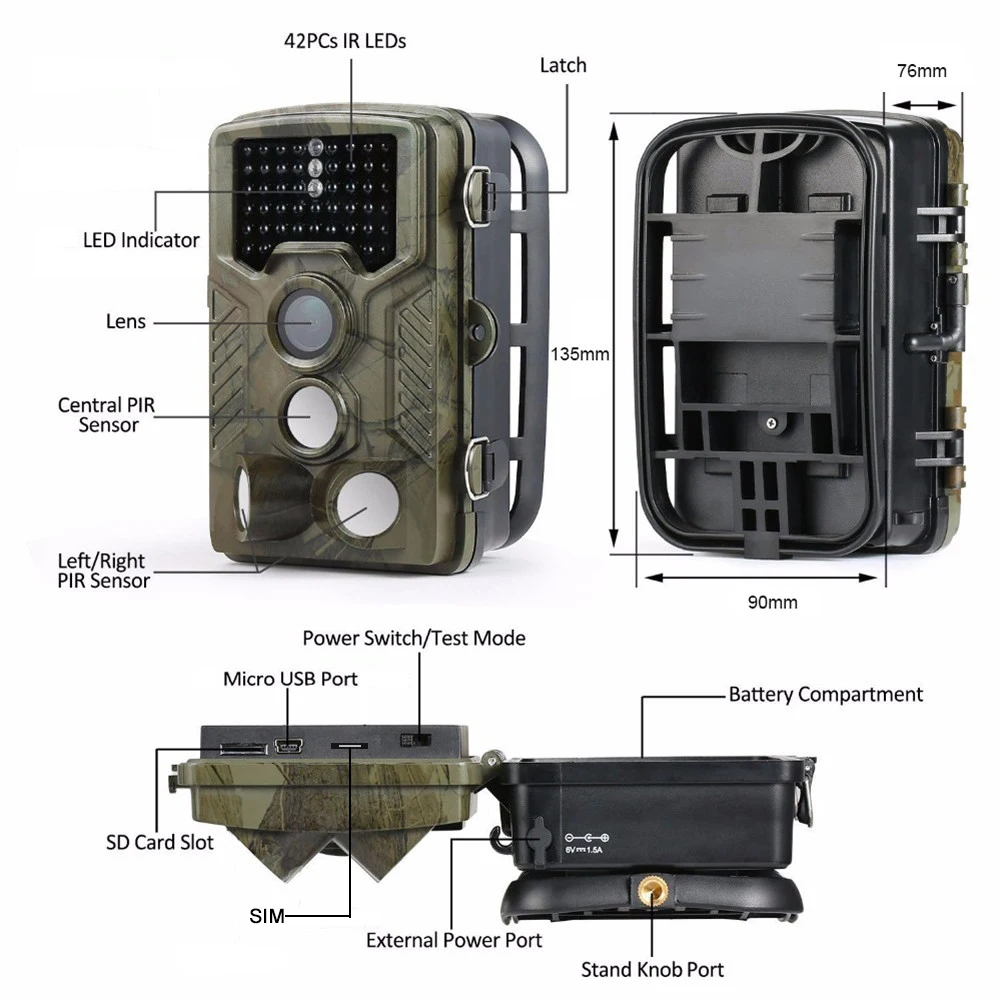 HC-800M охотничья камера MMS SMS Беспроводная HC800M Скаут защита Дикая камера для наружной охоты Дикая дикая цифровая ловушка камера