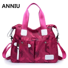 ANNIU 2017 New Fashion High Quality Brand Nylon Handbags Female Casual Tote Bag Camouflage Big Shoulder Bags bolsos mujer ANNIU 2017 New Fashion High Quality Brand Nylon Handbags Female Casual Tote Bag Camouflage Big Shoulder Bags bolsos mujer