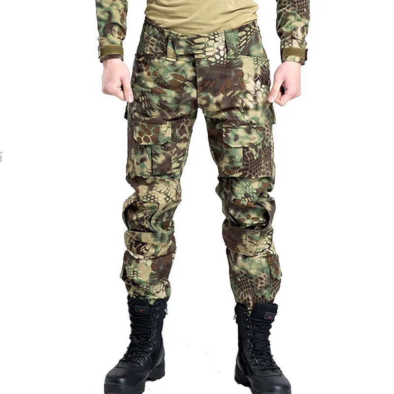 USMC Military Army Kryptek Camouflage Tactical pant Airsoft Combat frog Hunting Clothing