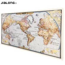 JIALONG, карта мира, коврик для мыши, игровой, большой, xl, фиксирующий край, коврик для офиса, контроль скорости, версия 900*400 мм, компьютер, без запаха