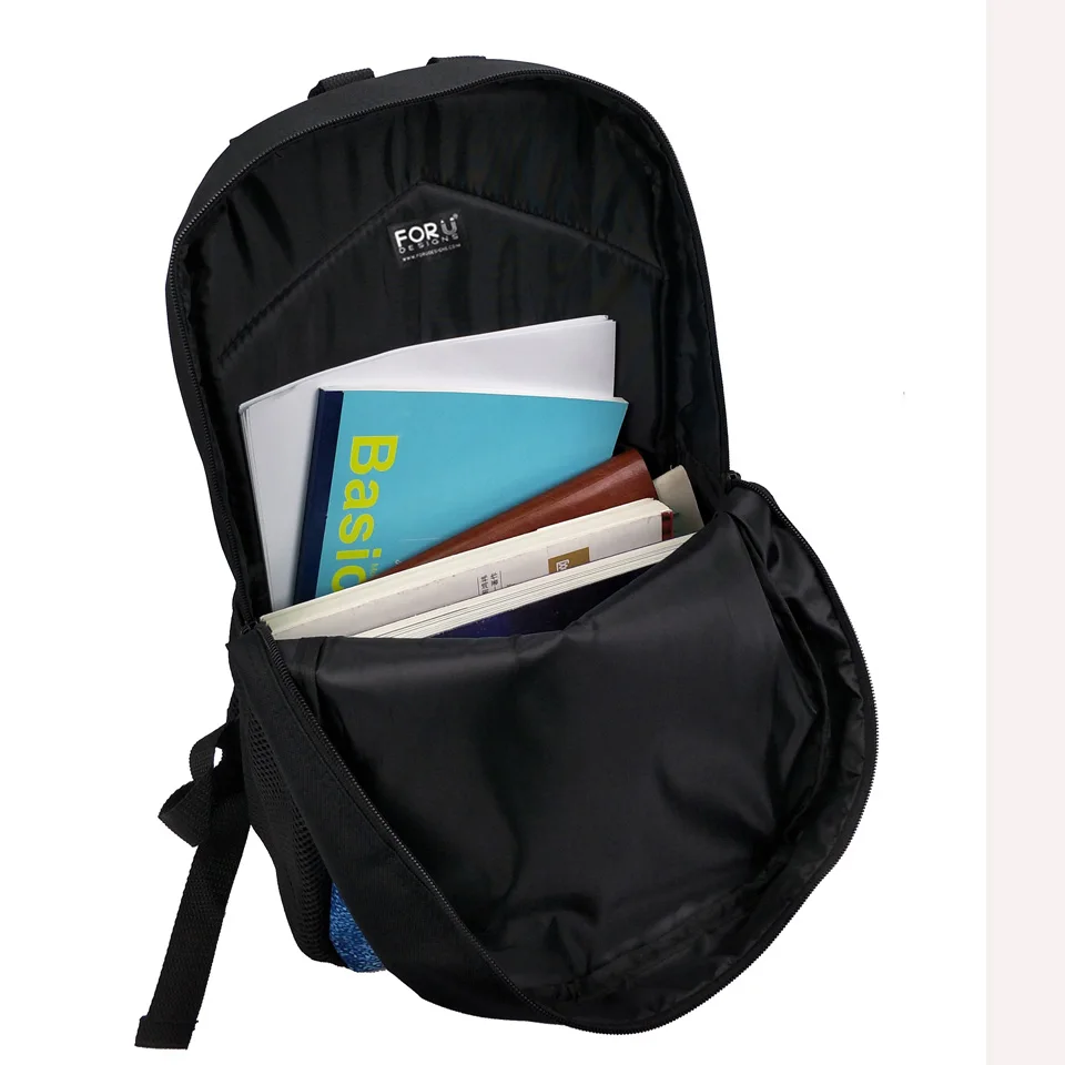 FORUDESIGNS Dolphins Seabed Fish Blue Polyester School Bags for ... FORUDESIGNS Dolphins Seabed Fish Blue Polyester School Bags for ...