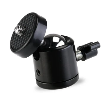 

Mini Ball Head with Shoe Mount 1/4 inch Screw for DSLR Camera Video LED Light Magic Arm Microphone Holder