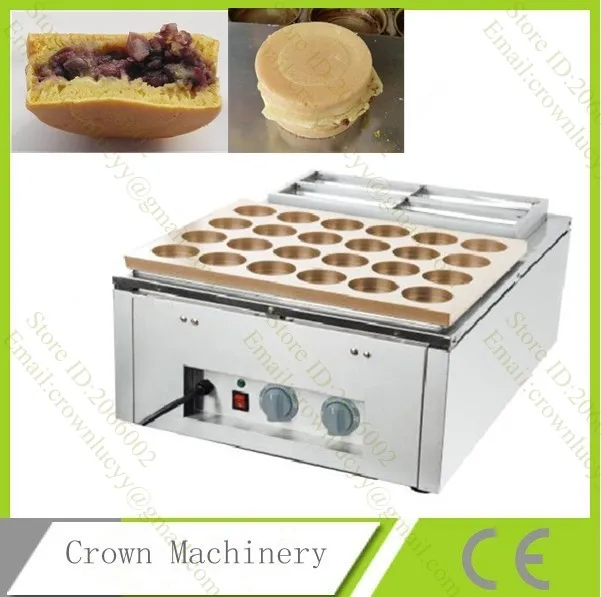 Electric 24 holes cooper plate wheel cake machine,red bean cake machine