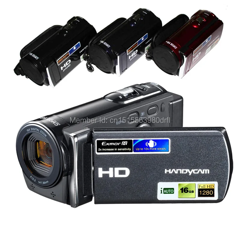 high quality HDV 601S digital professional video camera with battery