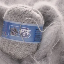 70 g/pz Molle di Alta Qualità di Visone Velluto di Lana Lane E Filati per Mano di Lavoro A Maglia di Lusso Peluche Lunga di Lana di Cachemire Crochet Lane E Filati Per autunno Inverno