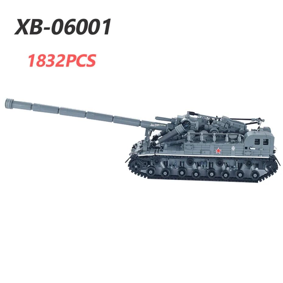 Conjuntos de Veículos Blocos de Construção Xingbao 06006 06007 Armas Militares Série Tanque Missle Blindados Tijolos Moc Juguet 06001 - 06004 06005 3 blindados blocos de construção tijolos moc juguet