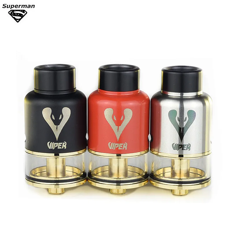 

VAPJOY New arrival VIPER RDTA RDA Atomizer two posts rda with clapton and alien pre build coil electronic cigarette vapor tank