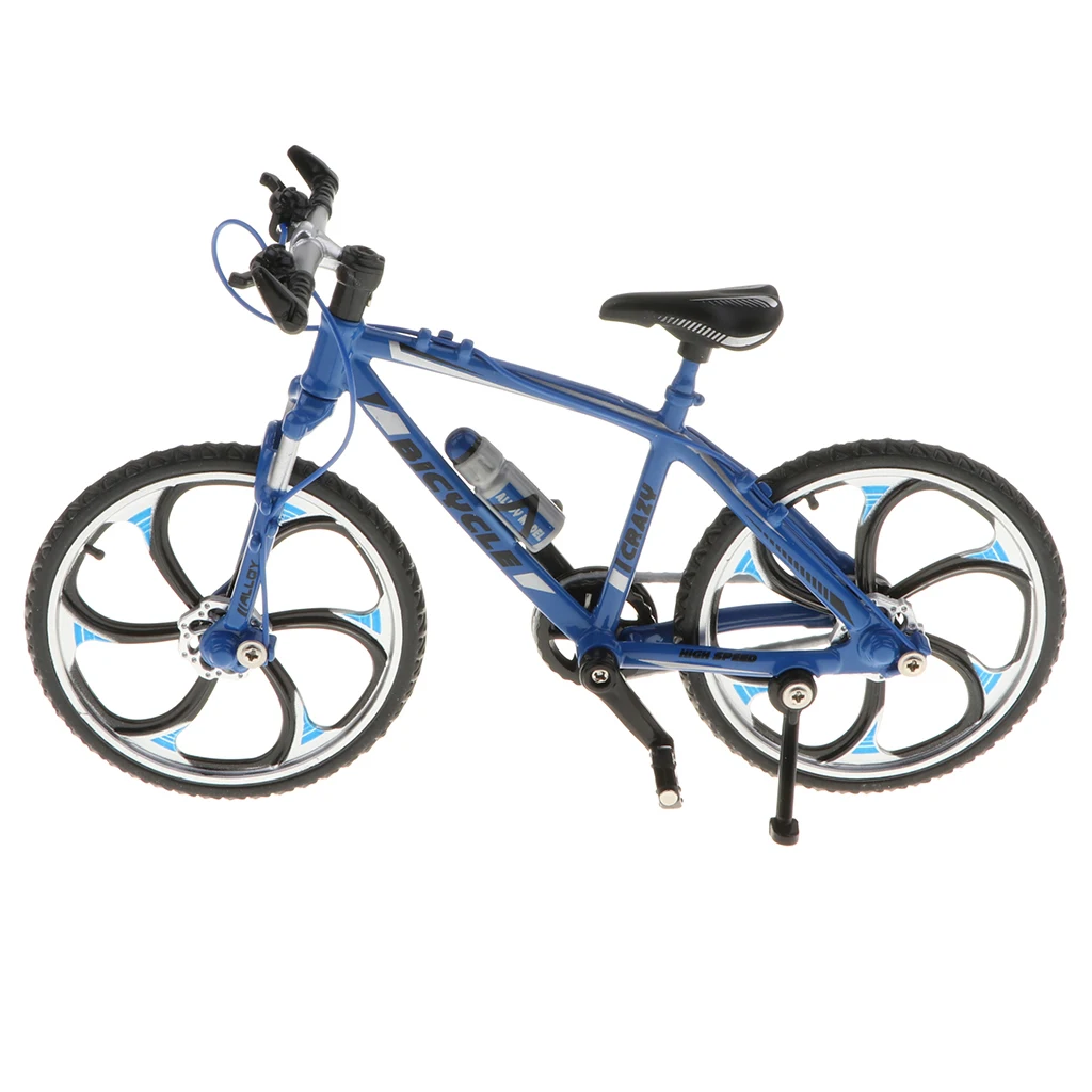 1:10 Scale Metal Alloy Diecast Bike Model Blue Foldable Handicraft Bicycle Toy for Kids Gift Collection Home Decor 1:10 Scale Metal Alloy Diecast Bike Model Blue Foldable Handicraft Bicycle Toy for Kids Gift Collection Home Decor