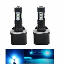 2x880 890 892 893 899 50 Вт 8000 K светло-голубой автомобиль грузовик противотуманные фары освещение светодиодный проектор фары замена ламп