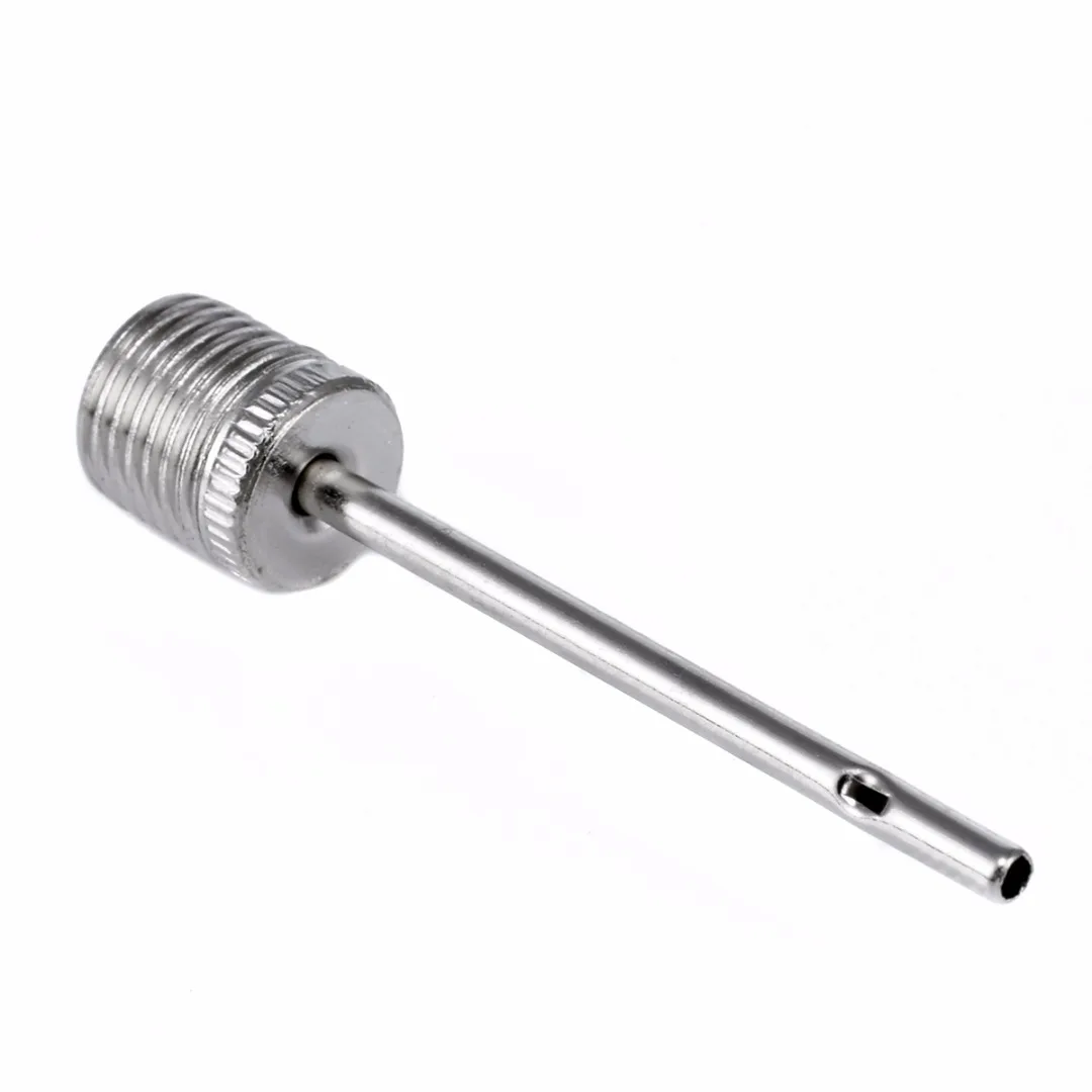 10Pcs Sport Ball Inflating Air Pump Needle Inflatable Air Valve Adaptor Stainless Steel Pump Pin For Football Soccer Basketball
