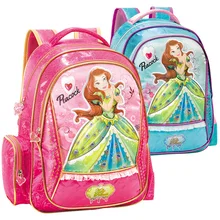 2017 Princesa Linda Niños Niños Mochila Escolar Bolsas Bookbag Mochilas Escolares para Adolescentes Niñas Mochila Del Estudiante Femenino