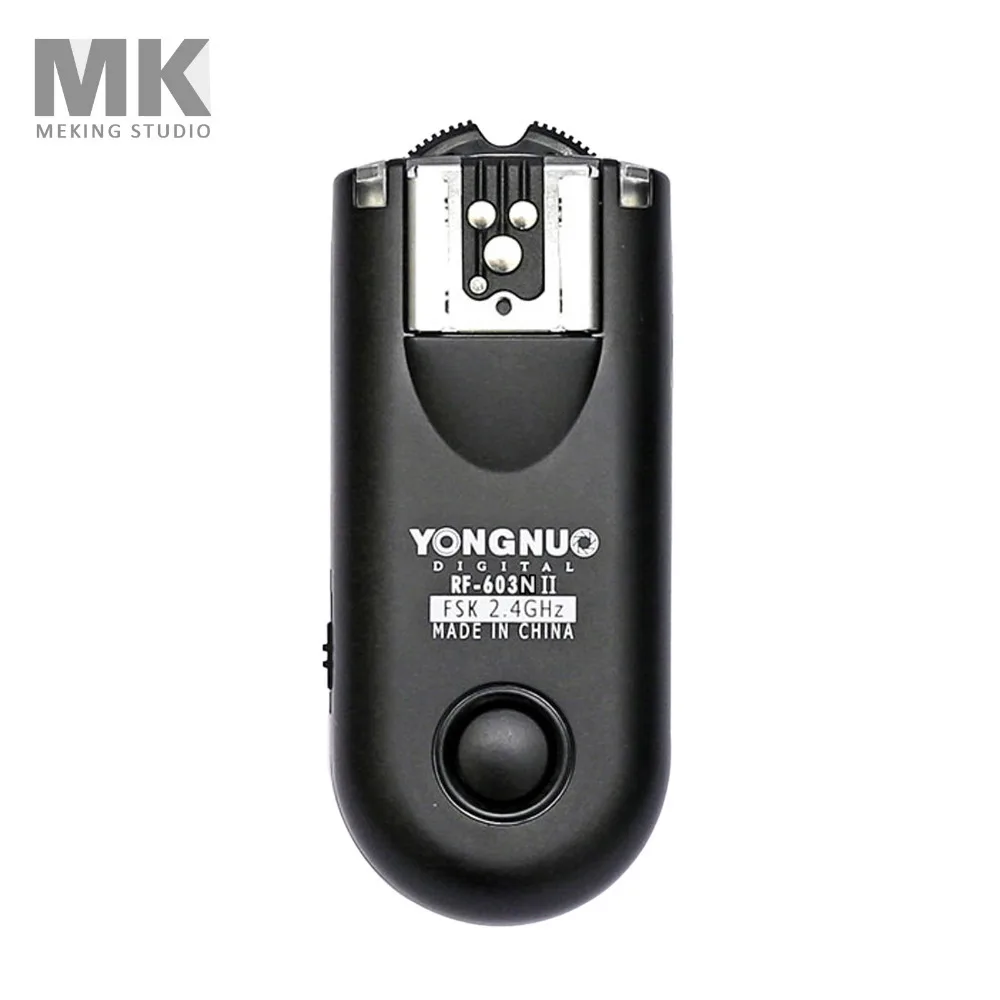Беспроводной триггер для вспышки Yongnuo RF603 II N1 пульт дистанционного управления Nikon