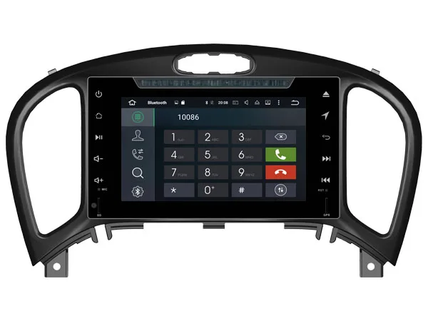 Perfect Car DVD Player GPS Navigation For NISSAN JUKE 2012-2017 Android 9.0 Octa Core 4G Ram 32G Rom Bluetooth WiFi Mirror Link 2 Din 1