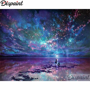 

Dispaint Full Square/Round Drill 5D DIY Diamond Painting "Night starry sky" Embroidery Cross Stitch 3D Home Decor A11238