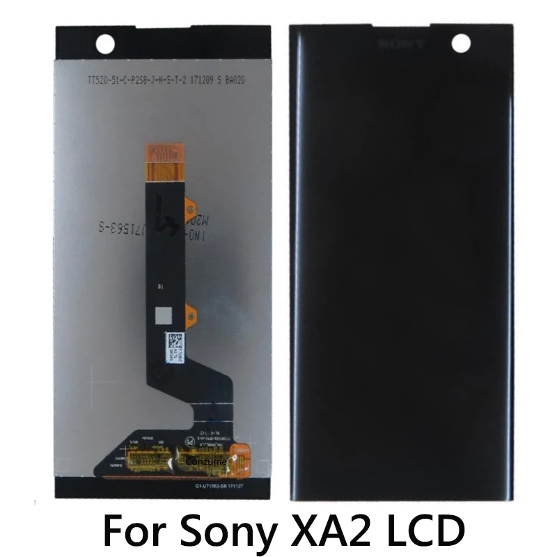 Для sony Xperia XA2 lcd H3113 H3123 H3133 H4113 H4133 дисплей с кодирующий преобразователь сенсорного