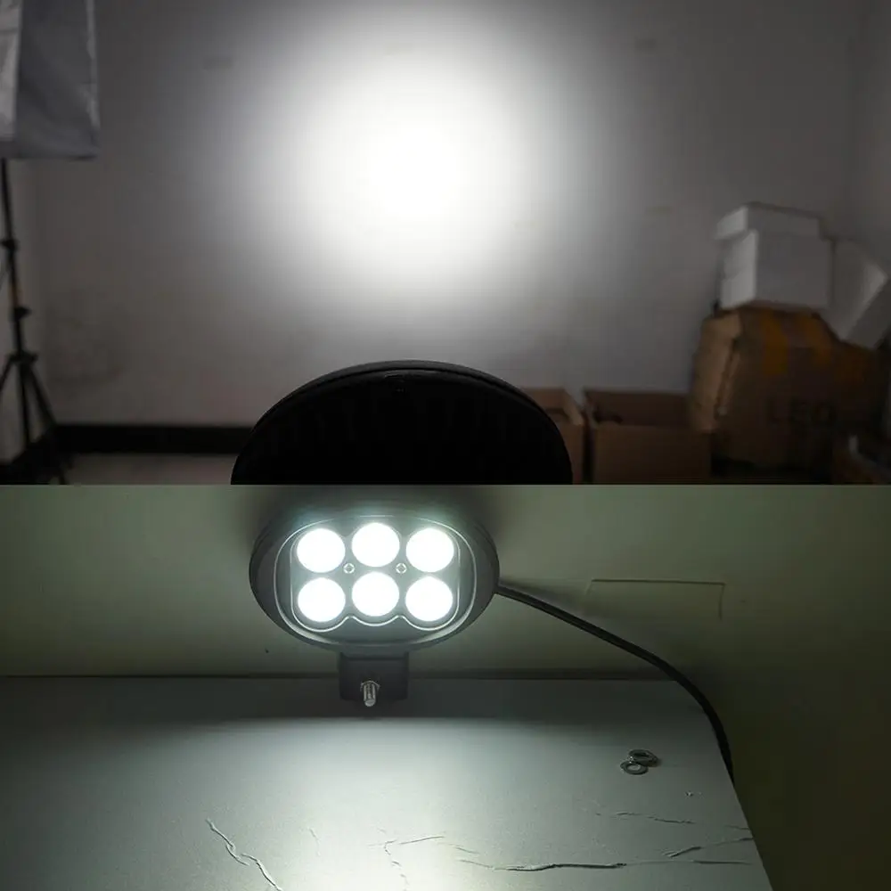 45W Oval Led work light driving light 12V 24V projector lens For truck ATV UTV 4x4 4wd offroad tractor lights off-road industrial marine heavy duty forklift mining agriculture farmer construction automotive (7)