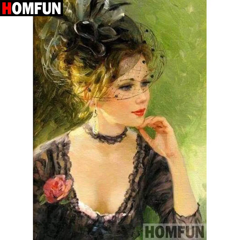 A08769         Woman flower