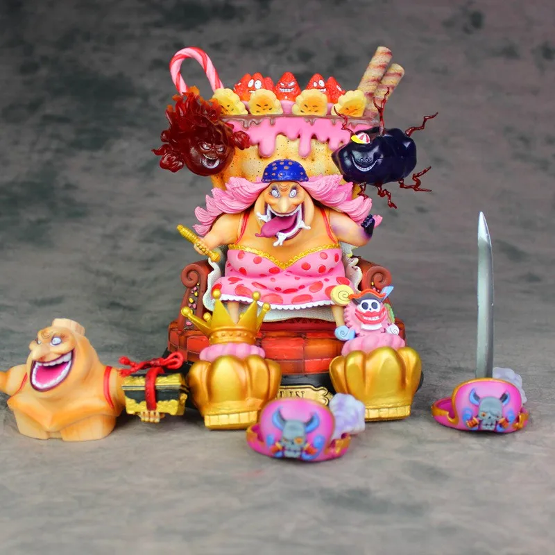 

ONE PIECE New World Four Emperors BIG MOM Charlotte Linlin Throne Edition PVC Action Figure Collectible Model Toy Box-Packed