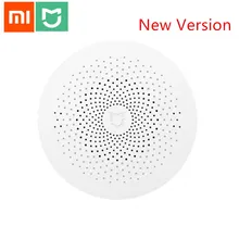 Обновление оригинала Xiaomi Mijia умный дом Многофункциональный шлюз 2 сигнализация интеллектуальная онлайн радио ночной Светильник Bell D5