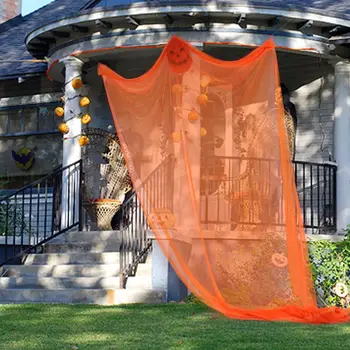 

New Halloween Decoration Hanging Ghost Face Terror Props Theme Party Drop Ornament Scary Skull Haunted House Bar Decoration